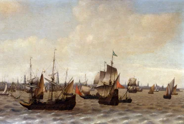 Wysyłka Antwerpii (olej na płótnie)