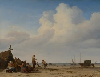 Scena na plaży
