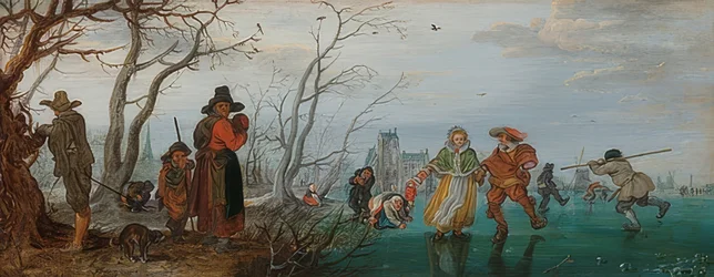 Zima (przyjemność na lodzie). 1625