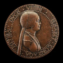 Elisabetta Gonzaga, zm. 1526, księżna Urbino, żona Guidobaldo I 1489..., prawdopodobnie po 1502.