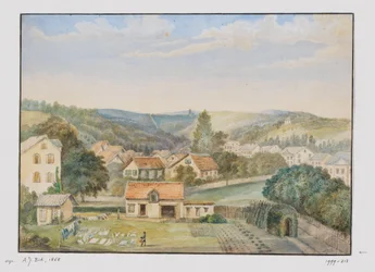 Widok na Soden-am-Taunus, Niemcy