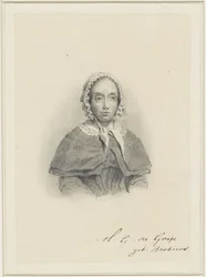 Portret Marii Geertruidy de Goeje-Barbiers
