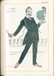 Fantasio, : Metiers, Moda - Krawiec Couturier, Paquin, 15.06.1907 (grawerowanie)