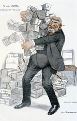 Jean Jaures, „ocalały z Ludzkości”” - Adriena Barrere (1877-1931), w „Fantasio”” z 1.11.1906