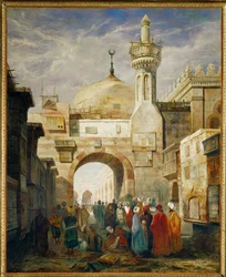 Meczet al-Azhar w Kairze (obraz na płótnie)