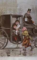„Proszę wybrać”, ilustracja z „Le Monde Illustre”, ok. 1890 r.