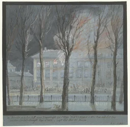 Pożar w domu ambasadora Francji w Hadze, 27 marca 1782 r.