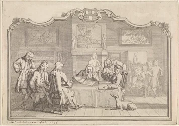 Cech św. Łukasza w Dordrecht, 1736