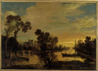 Krajobraz z kanałem, 1643