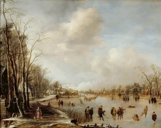 Pejzaż zimowy, 1645