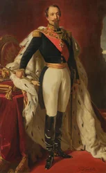 Franz Xaver Winterhalter (według), Napoleon III w szatach koronacyjnych