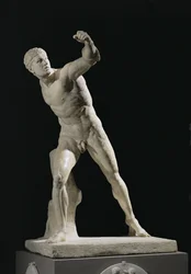 Gladiator Borghese, znaleziony w Anzio we Włoszech około ...