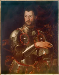 Portret księcia Cosimo I w zbroi