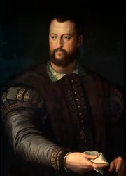 Portret wielkiego księcia Toskanii Cosimo I de Medici, 1519-1574, po 1560.