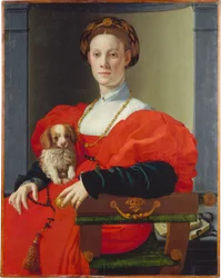 Portret damy w czerwieni (Francesca Salviati?)