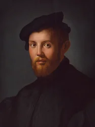 Portret młodego mężczyzny z książką