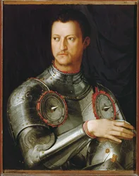 Wielki Książę Kosma I Medyceusz (obraz na drewnie)