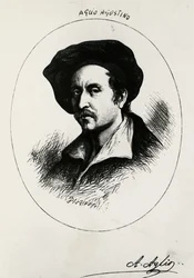 Autoportret Agostino Aglio (ryc.)