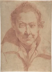 Portret kobiety do pasa (awers); studium dziewczyny do pasa (rewers)