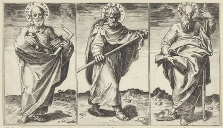 Jakub Mniejszy, Jakub Większy i Maciej Chrystus, Maryja, Jan Chrzciciel i Apostołowie (tytuł serii)