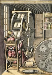 Biurko obrotowe - Z „” Le Diverse et Artifiose Machine” Agostino Ramelli (1531-1608) - Paryż 1588