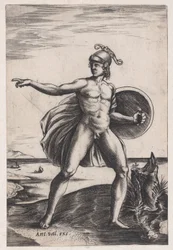 Wojownik, ca. 1514-36.