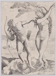 Apollo i Daphne, dat. 1518.
