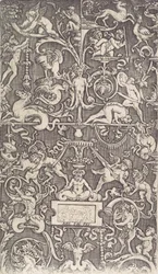 Panel ozdobny, ca. 1514-36.