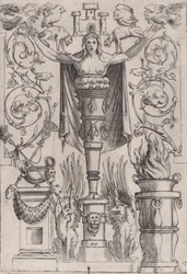 Panel ozdobny, ca. 1514-36.