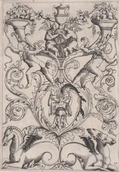 Panel ozdobny, ca. 1514-36.