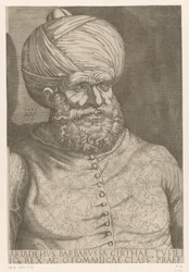 Portret admirała Khair ad-Din Barbarossa
