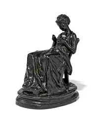 La Brodeuse, koniec XIX - początek XX wieku (brąz)
