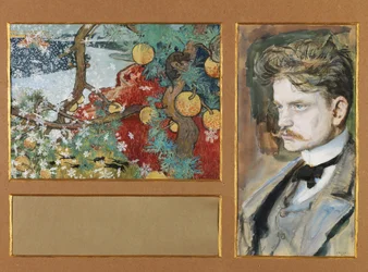 En Saga Jean Sibelius i Fantasy Landscape, 1894
