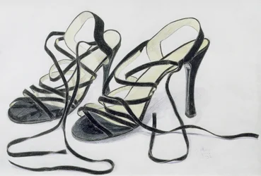 Czarne buty z paskami, 1997