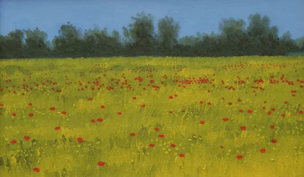 Żółte pole z makami, 2002