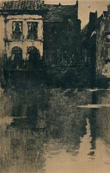 Stare domy nad wodą, ok. 1886-1906, 1906-7