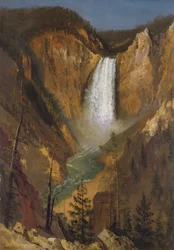Dolne wodospady Yellowstone