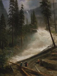Wodospad Nevada, Yosemite, 1872 lub 1873