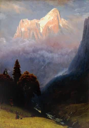 Burza wśród Alp, ok.1856