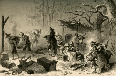 Osadnicy angielscy w Ameryce, 1877.
