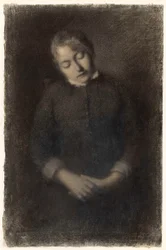 Portret śpiącej żony artysty (Marie Guilloux)