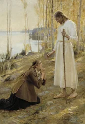 Chrystus i Maria Magdalena, fińska legenda