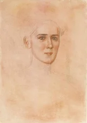 Portret kobiety, twarz