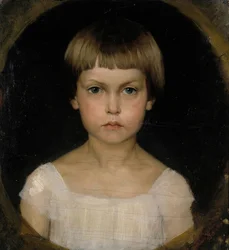 Portret siostry artysty, Berty Edelfelt