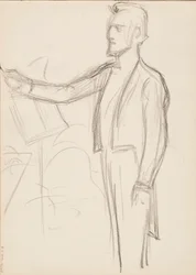 Robert Kajanus, szkic do portretu