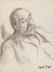 Szkic portretu mężczyzny