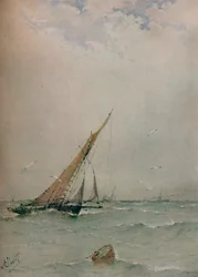 Harwich, Trawlery Morza Północnego, ok. 1900 r.