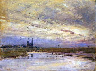 Reculver, Kent (akwarela na papierze)