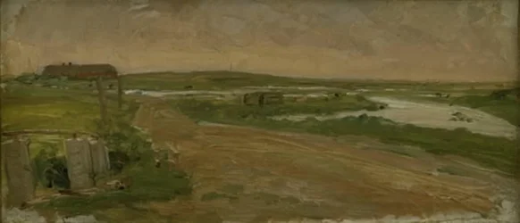 Krajobraz Zachodniej Jutlandii. Holmsland