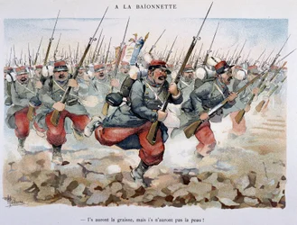 A la bagnet - w "Albumie militaire" Alberta Guillaume